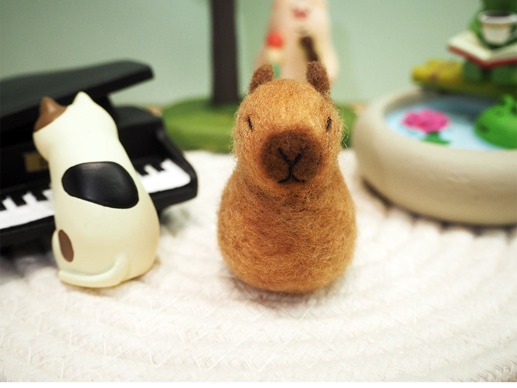 Custom Felt Pet Capybara,Pet Memorial,Animal Lovers Gift