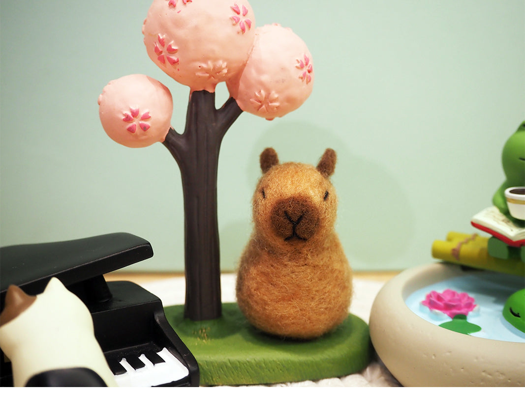 Custom Felt Pet Capybara,Pet Memorial,Animal Lovers Gift